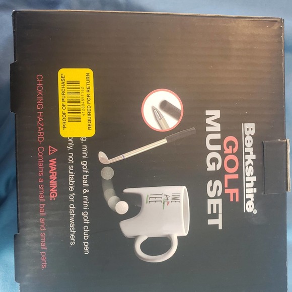 New Berkshire Golf Mug Set that says time for tee - Picture 3 of 3